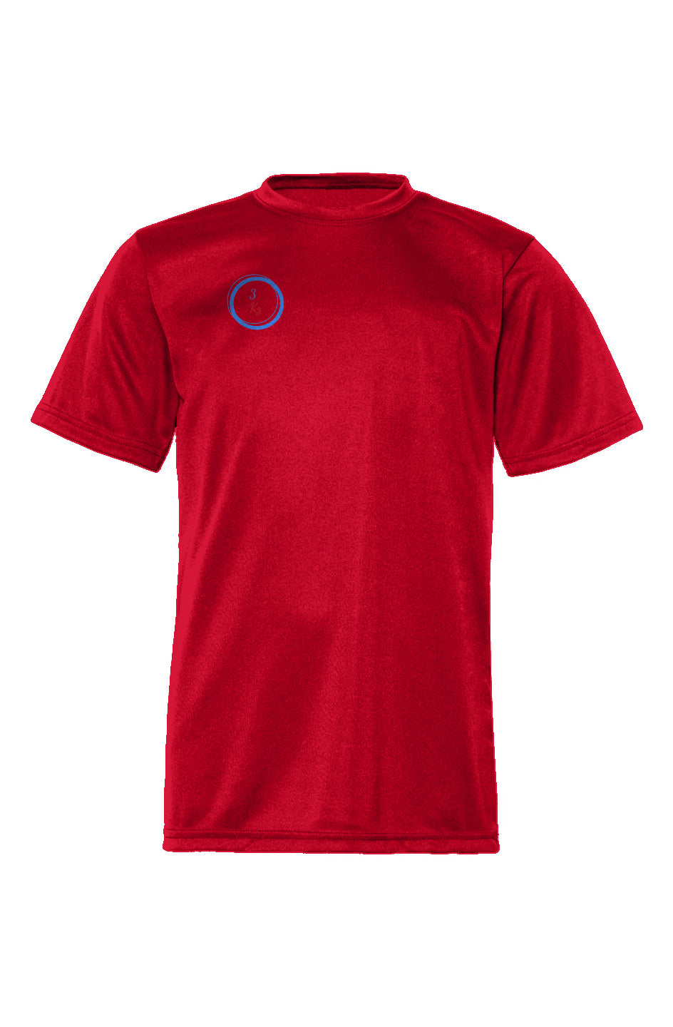 Girl's 3KZ Red Youth Performance T-Shirt