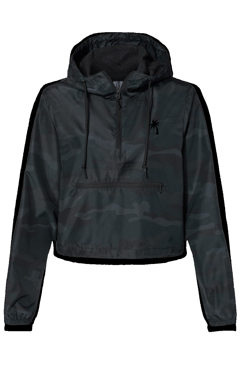 Lightweight Pullover Crop Windbreaker