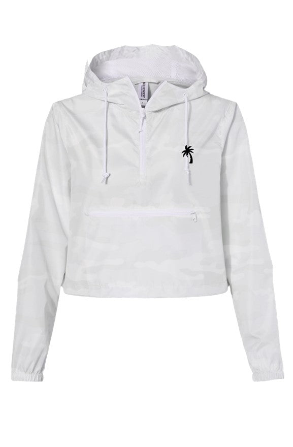 Lightweight Pullover Crop Windbreaker
