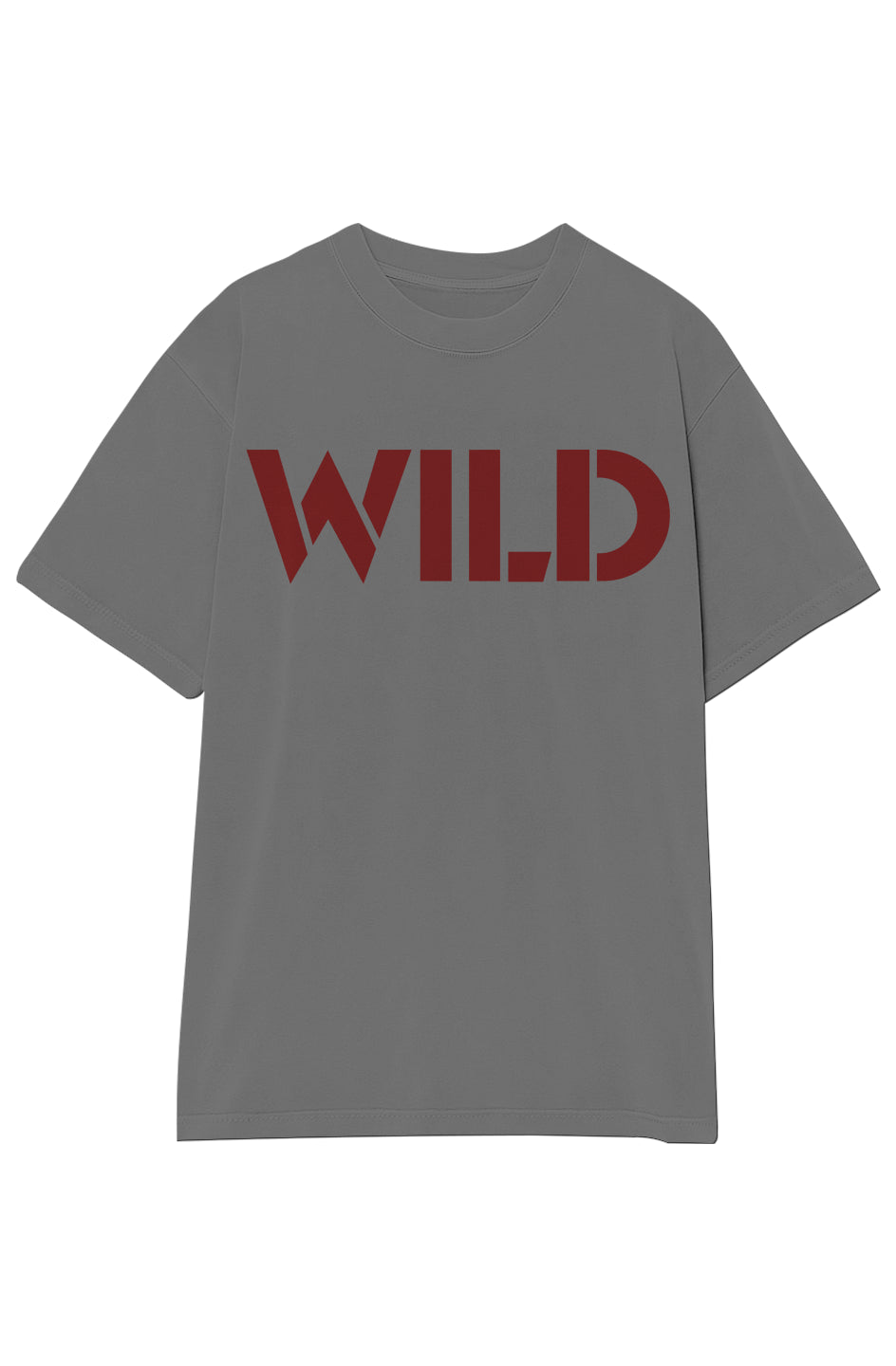 Garment-Dyed Crewneck T-Shirt Wild