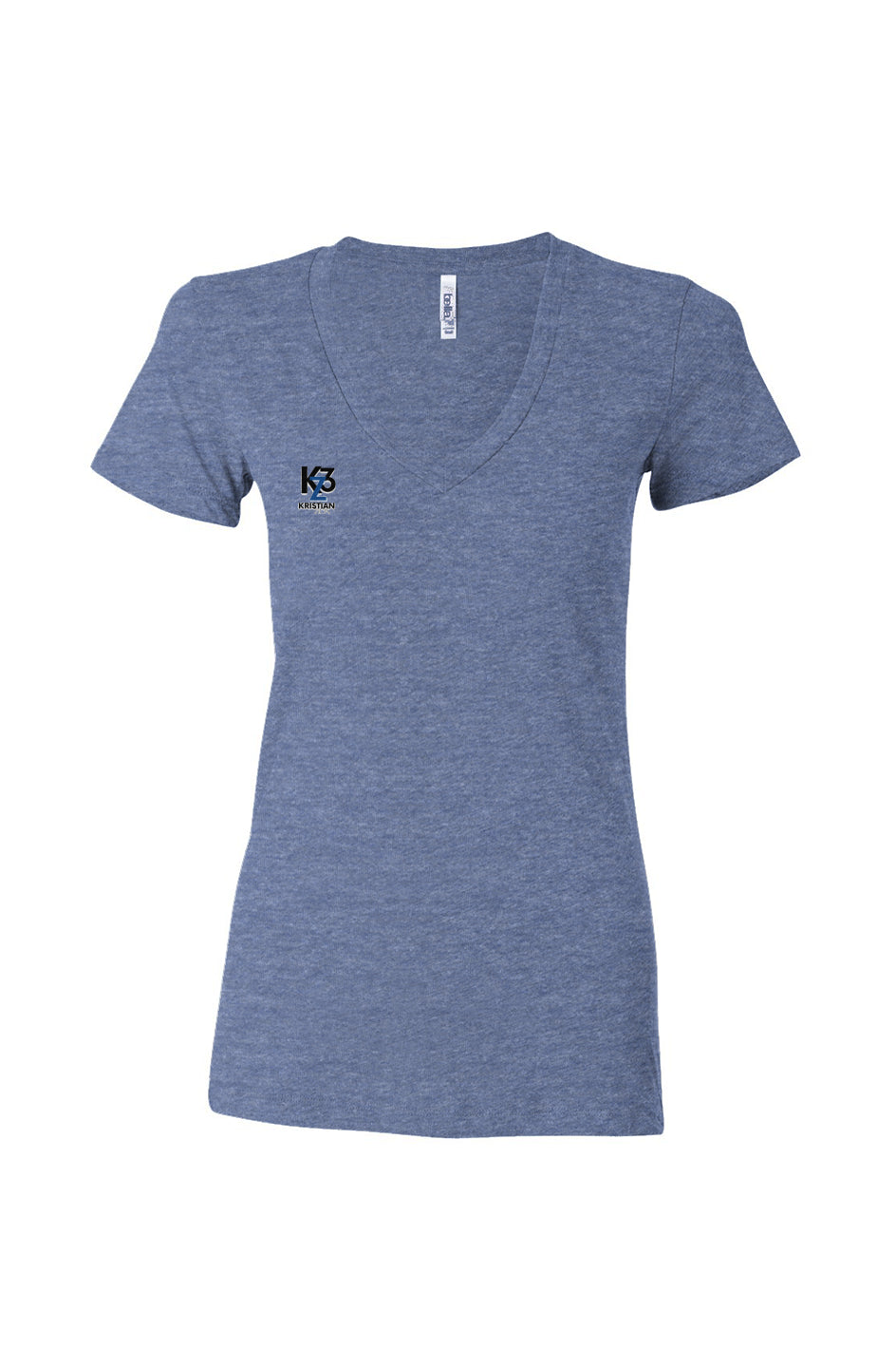 Women’s Triblend Deep V-Neck Tee