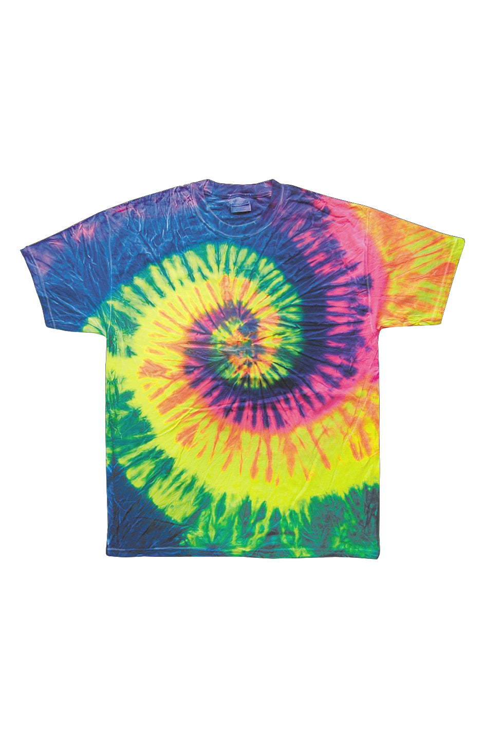  Zion 3 Tie Dye Neon Rainbow Adult Tee