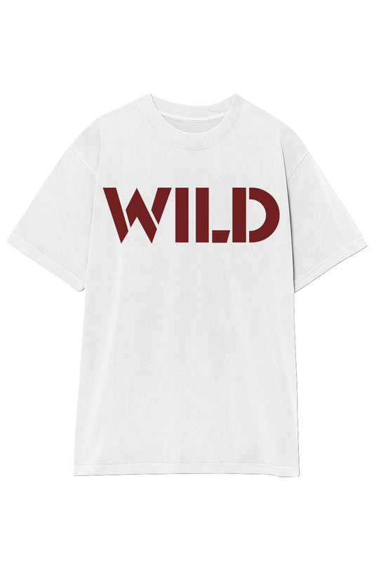 Garment-Dyed Crewneck T-Shirt Wild