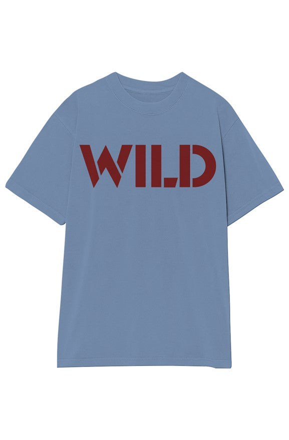 Garment-Dyed Crewneck T-Shirt Wild
