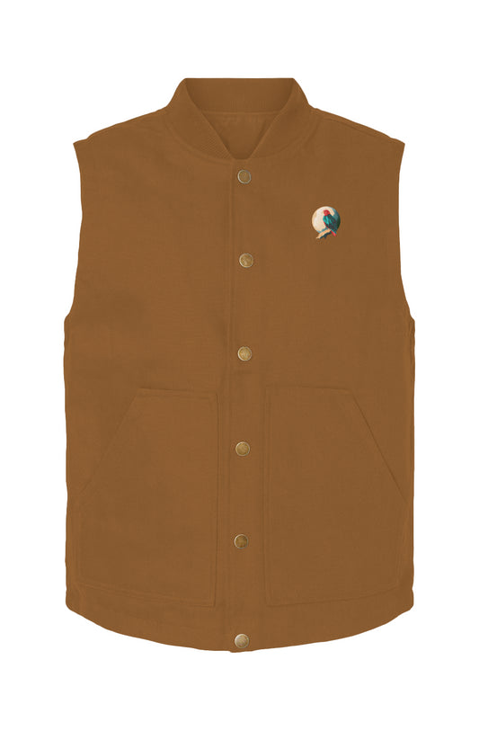 Unisex Parrot Insulated Canvas Workwear Vest