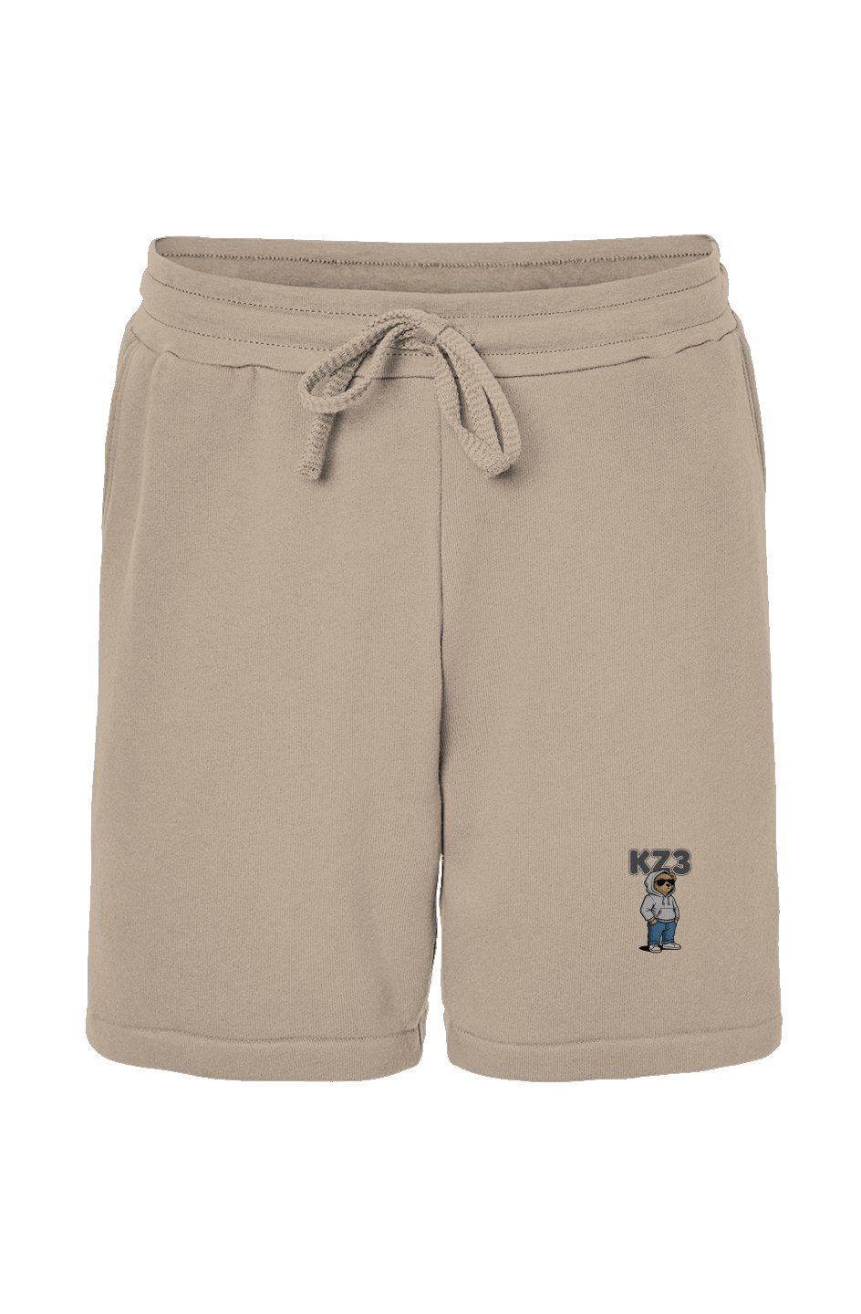 Bear 3 with Glasses Sponge Fleece Shorts