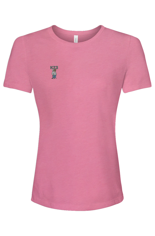 Bear 3 with Glasses Women’s Relaxed Fit Triblend T-Shirt