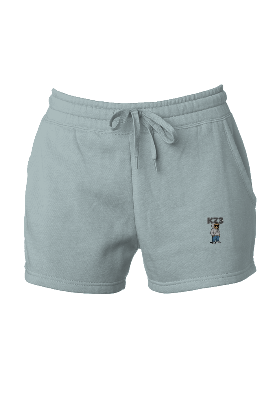 Bear 3 with Glasses Womens Cali Wave Wash Short